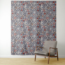 Tapete De Parede Stunning Teal and Magenta Foliage Pattern
