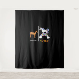 Tapete De Parede Sua Tia Minha Tia Unicórn T Shirt _ Arco-Íris Engr