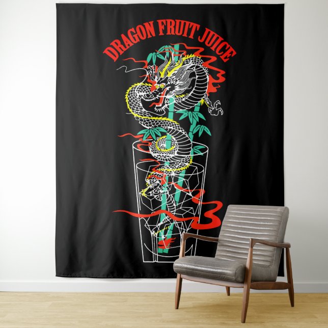 Tapete De Parede Suco de Fruta do Dragão (In Situ)