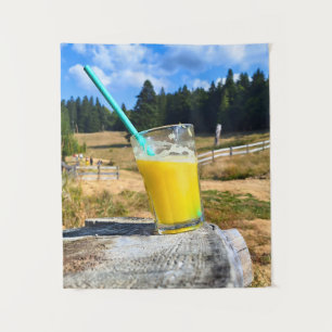 Tapete De Parede Suco de Laranja ao Ar Livre – Fotografia da Flores