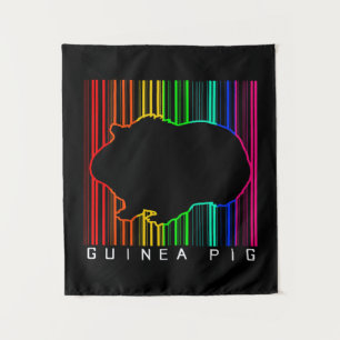 Tapete De Parede Suíno Colorida   Lover-da-Guiné   Animais de est