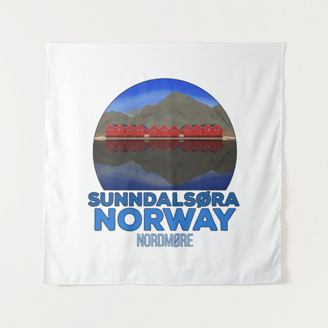 Tapete De Parede Sunndalsøra Nordmøre Noruega (Frente)