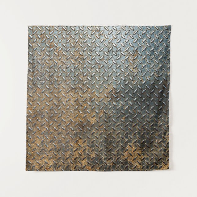 Tapete De Parede Superfície metálica, fundo de textura refletora. (Frente)