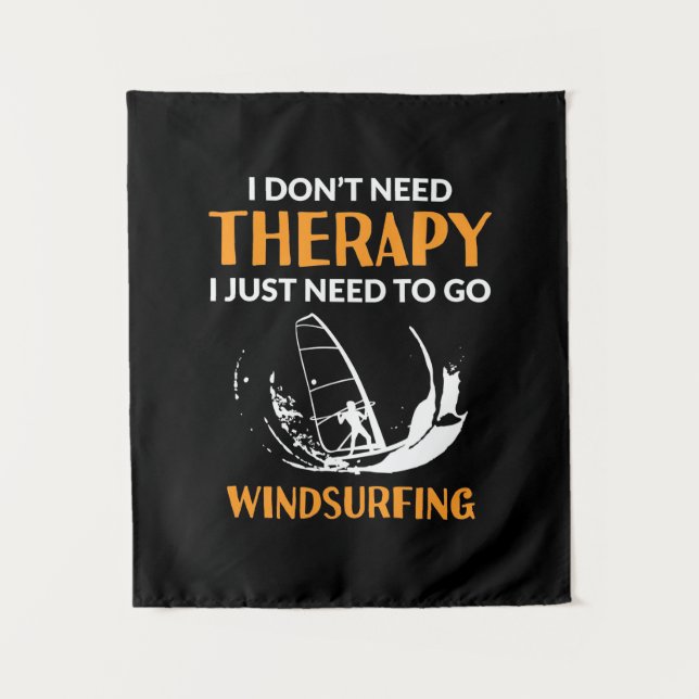 Tapete De Parede Surfista Só Precisa Ir Para Windsurf (Frente)