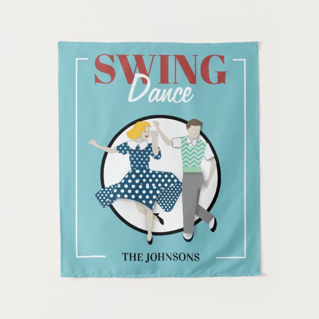 Tapete De Parede Swing Dance (Frente)