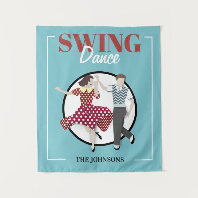 Tapete De Parede Swing Dance (Frente)
