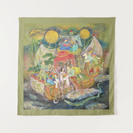 Tapete De Parede Takarabune: The Treasure Ship of Good Fortune 