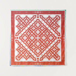 Tapete De Parede Talavera mexicana ornamentado tradicional. Design