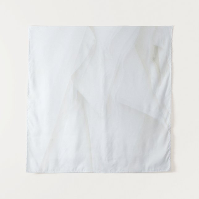 Tapete De Parede Tapeçaria/Textura de Fundo Branco (Frente)