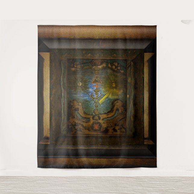 Tapete De Parede Tapeçarias Alquímicas das Legendas do Cânone (Frente)