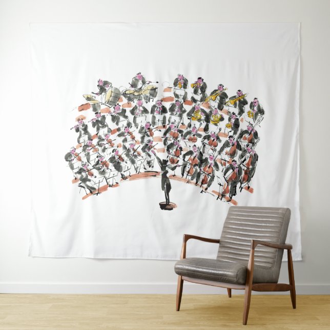 Tapete De Parede Tapeçarias da Orquestra (In Situ (Horizontal))