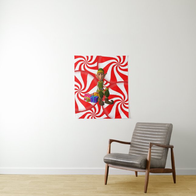 Tapete De Parede Tapeçarias Duende de Natal (In Situ)