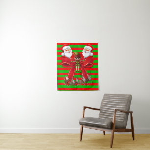 Tapete De Parede Tapeçarias Duende de Natal