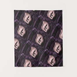 TAPETE DE PAREDE TAPESTRIA DE OLHOS A COR MODERNA