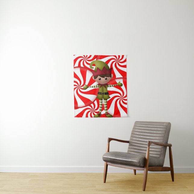 Tapete De Parede Tapestries Christmas Elf (In Situ)