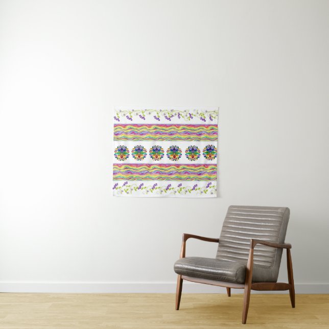 Tapete De Parede Tapestries Floral (In Situ (Horizontal))
