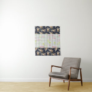 Tapete De Parede Tapestries Floral