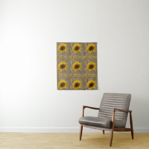 Tapete De Parede Tapestries Girassol