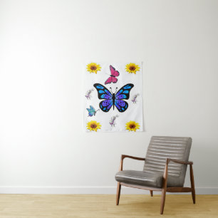 Tapete De Parede Tapestries Girassol