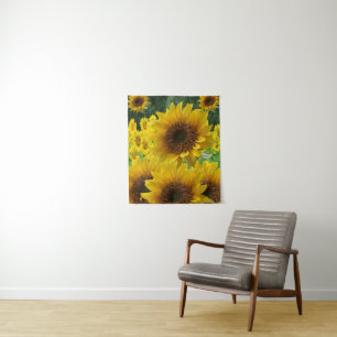 Tapete De Parede Tapestries Girassol