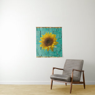 Tapete De Parede Tapestries Girassol