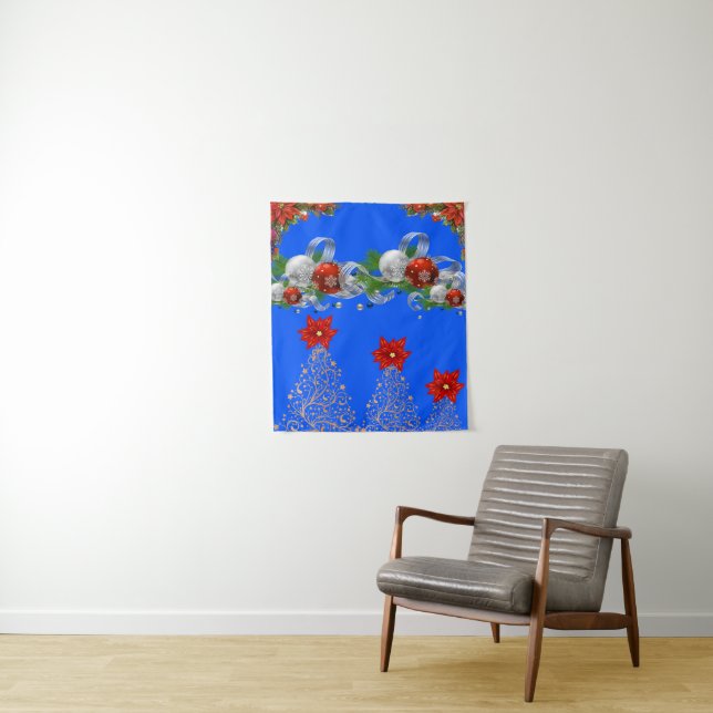 Tapete De Parede Tapestries Poinsettia (In Situ)