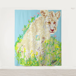 Tapete De Parede Tapestry : Lion's den 