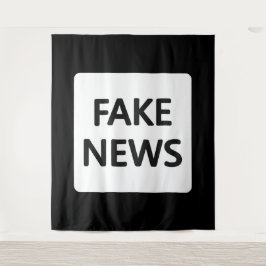 TAPETE DE PAREDE TAPESTRY - NOTÍCIAS FALSAS