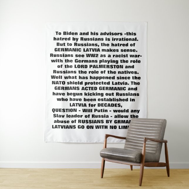 TAPETE DE PAREDE TAPESTRY RUSSIANS (In Situ)