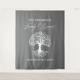 Tapete De Parede Tapiz Family reunion tree backdrop banner