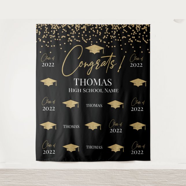 Tapete De Parede Tapiz Step and repeat Graduation Backdrop banner (Frente)