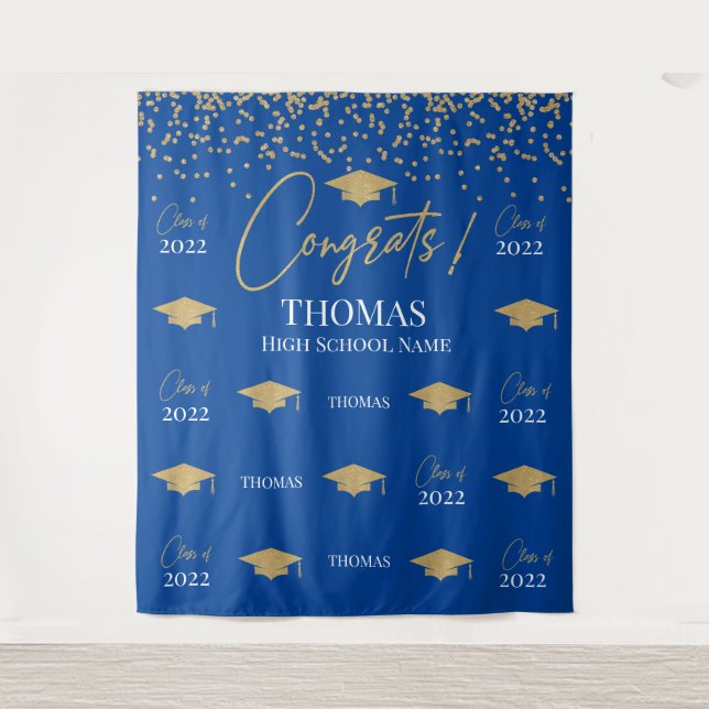 Tapete De Parede Tapiz Step and repeat Graduation Backdrop banner (Frente)