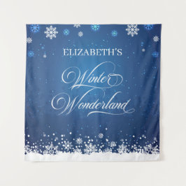 Tapete De Parede Tapiz Winter Wonderland backdrop banner photobooth