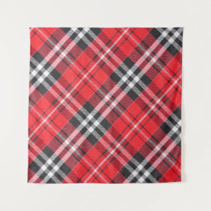 Tapete De Parede Tartan Cloth Pattern Top View