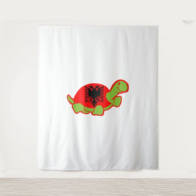 Tapete De Parede Tartaruga albanesa (Frente)