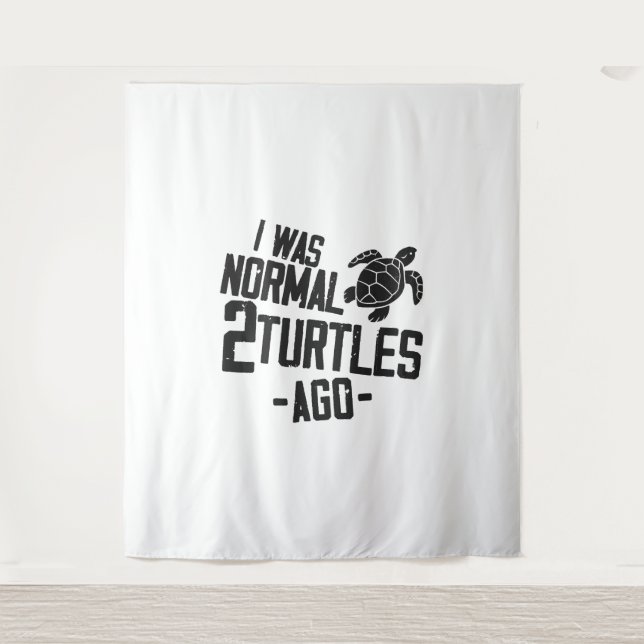 Tapete De Parede Tartaruga Do Mar Eu Era Normal 2 (Frente)