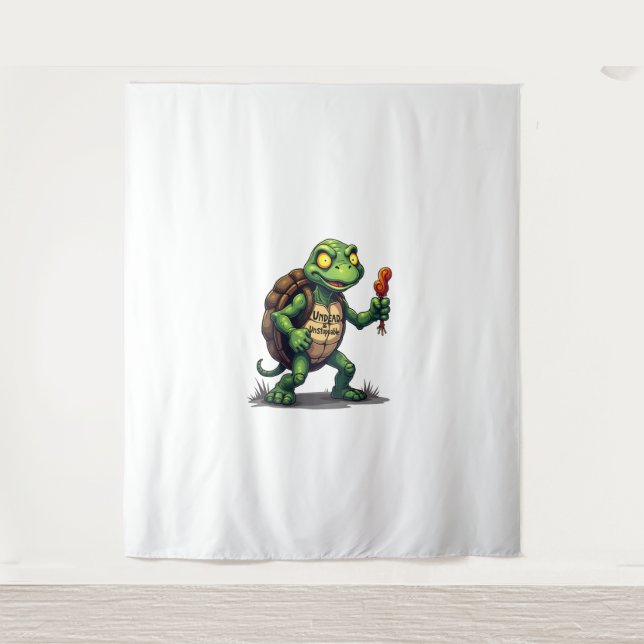 Tapete De Parede Tartaruga Zumbi (Frente)