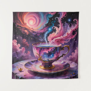 Tapete De Parede Teacup Mágico, Galáxia, Reflexão Eetérea