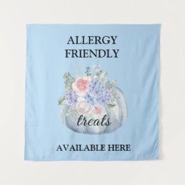 Tapete De Parede Teal Pumpkin Watercolor