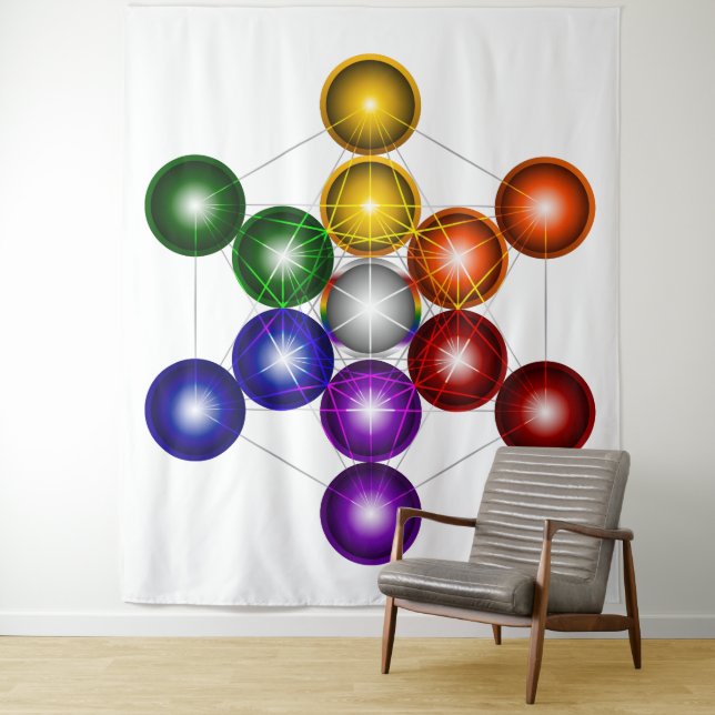 Tapete De Parede Teatro Metatron's Cube Series V1 (In Situ)