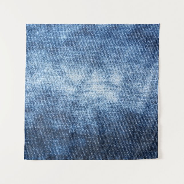 Tapete De Parede tecido denim vestido, fundo texturizado. (Frente)