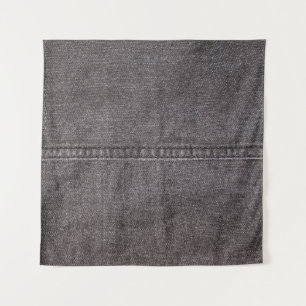 Tapete De Parede Tecido preto de denim. Moda, texturas e grupos de