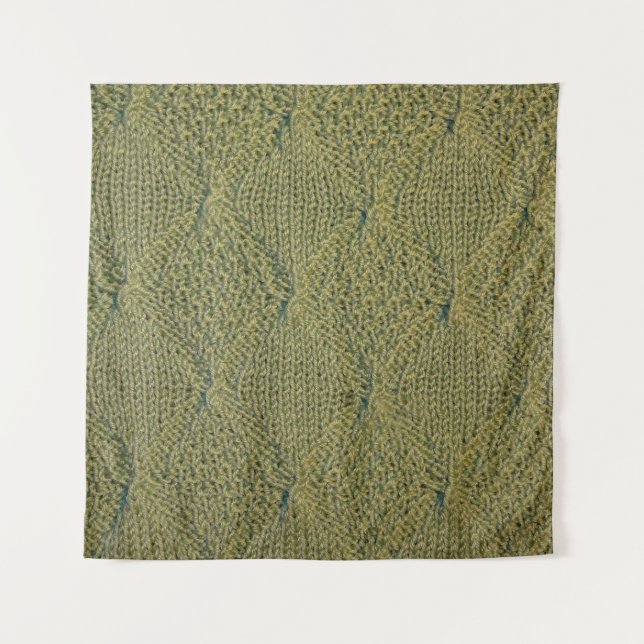 Tapete De Parede tecido verde de malha, tecido verde de textura tri (Frente)