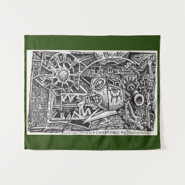 Tapete De Parede Tecnologia de Implante Cirúrgico (Interface Me) (Frente (Horizontal))