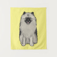 Teegan, o Cão de Cartoon de Keeshond