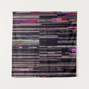 Tapete De Parede Tela de TV com erros de pixels. Abstrato fu