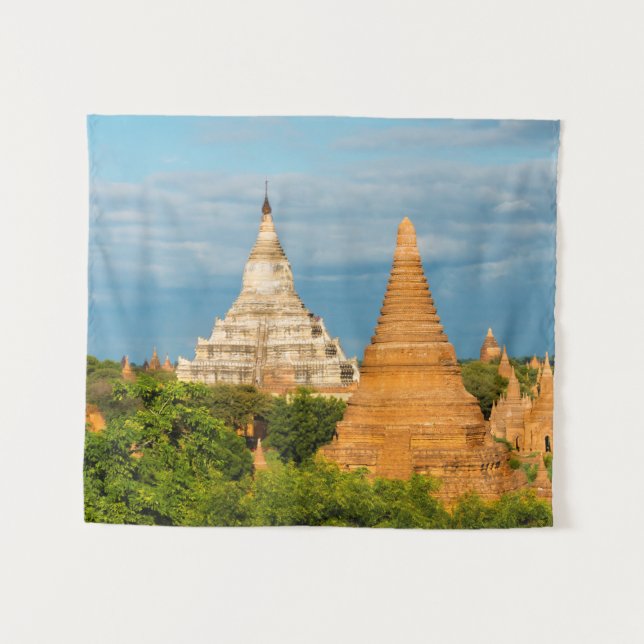Tapete De Parede Templos e Pagodes Antigos | Bagan (Frente (Horizontal))