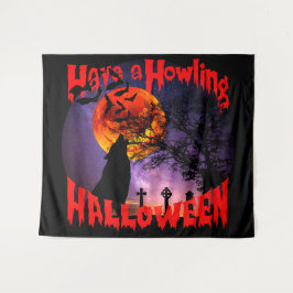 Tapete De Parede Tenha um Halloween Uivante