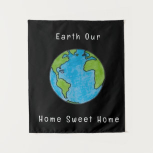Tapete De Parede Terra Nossa Casa Doce
