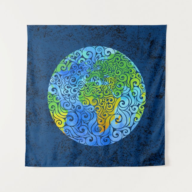 Tapete De Parede Terra suave (Frente)